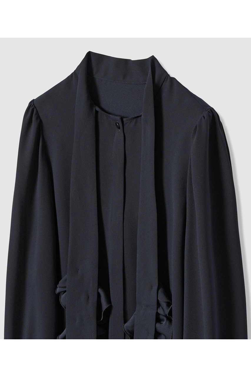 【アルアバイル/allureville】の【LOULOU WILLOUGHBY】ペタフリルボウタイブラウス 人気、トレンドファッション・服の通販 founy(ファニー) ファッション Fashion レディースファッション Fashion for Women トップス・カットソー Cut & Sew Tops シャツ・ブラウス・オフィスカジュアル Elegant Blouses & Button-Ups 2026年 2026 ギャザー Gathered, Ruffled シンプル Simple, Minimal ジャカード/ジャガード Jacquard, Woven Pattern スリーブ Sleeve, Long Sleeve / Short Sleeve フラワー Flower, Floral フリル Frill, Ruffle ボウタイ Bow Tie, Neck Bow モチーフ Motif, Design Theme リボン Ribbon, Bow ロング Long, Long-Length 春 Spring other-4|ID: prp329100004877704 ipo3291000000036386162