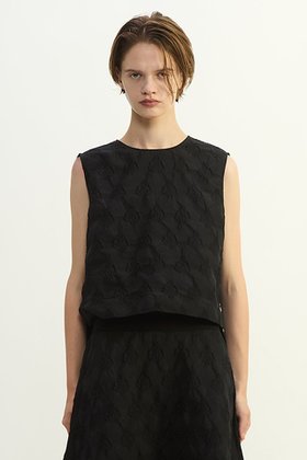 【プレインピープル/PLAIN PEOPLE】 オーナメントJQノースリーブブラウス人気、トレンドファッション・服の通販 founy(ファニー) ファッション Fashion レディースファッション Fashion for Women トップス・カットソー Cut & Sew Tops キャミソール&ノースリーブ Camisoles & Sleeveless Tops シャツ・ブラウス・オフィスカジュアル Elegant Blouses & Button-Ups おすすめ Recommended / Our Picks コンパクト Compact, Small Size ジャカード／ジャガード Jacquard, Woven Pattern セットアップ Set-Up, Coordinated Outfit セレモニー Ceremony ノースリーブ Sleeveless, No-Sleeve バランス Balance, Style Balance エレガント 上品 Elegant |ID:prp329100004877732