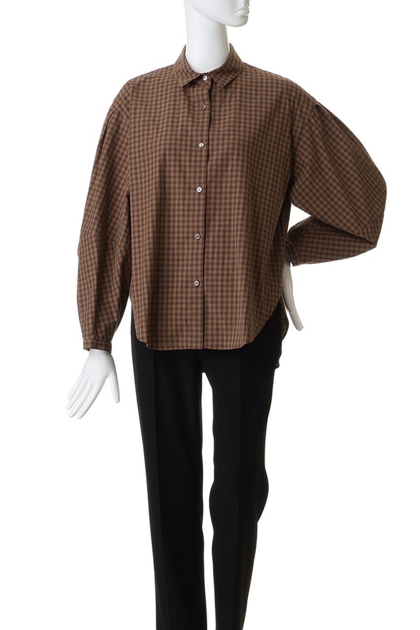 【プレインピープル/PLAIN PEOPLE】のオーガニックチェック/コットンウールビエラシャツ 人気、トレンドファッション・服の通販 founy(ファニー) 　ファッション　Fashion　レディースファッション　Fashion for Women　トップス・カットソー　Cut & Sew Tops　シャツ・ブラウス・オフィスカジュアル　Elegant Blouses & Button-Ups　スリーブ　Sleeve, Long Sleeve / Short Sleeve　チェック　Check, Plaid, Tartan　マニッシュ　Mannish, Boyish　ロング　Long, Long-Length　other-2|ID: prp329100004877772 ipo3291000000036386843