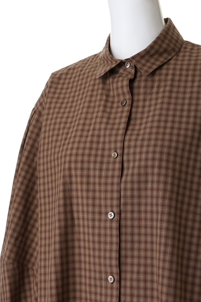 【プレインピープル/PLAIN PEOPLE】のオーガニックチェック/コットンウールビエラシャツ 人気、トレンドファッション・服の通販 founy(ファニー) 　ファッション　Fashion　レディースファッション　Fashion for Women　トップス・カットソー　Cut & Sew Tops　シャツ・ブラウス・オフィスカジュアル　Elegant Blouses & Button-Ups　スリーブ　Sleeve, Long Sleeve / Short Sleeve　チェック　Check, Plaid, Tartan　マニッシュ　Mannish, Boyish　ロング　Long, Long-Length　other-5|ID: prp329100004877772 ipo3291000000036386846
