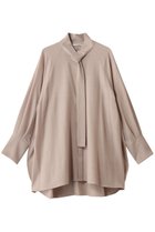 【プレインピープル/PLAIN PEOPLE】のフレックスウールサキソニーボウタイブラウス ベージュ|ID: prp329100004877773 ipo3291000000036386848