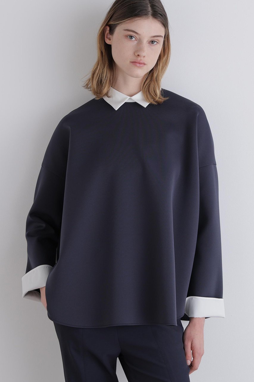 【ル フィル/LE PHIL】のスキューバーダンボールブラウス 人気、トレンドファッション・服の通販 founy(ファニー) 　ファッション　Fashion　レディースファッション　Fashion for Women　トップス・カットソー　Cut & Sew Tops　シャツ・ブラウス・オフィスカジュアル　Elegant Blouses & Button-Ups　カフス　Cuff Design　サークル　Circle, Round Design　スリーブ　Sleeve, Long Sleeve / Short Sleeve　ドレープ　Drape, Draping Fabric　パターン　Pattern, Design Print　フォルム　Silhouette, Form　ロング　Long, Long-Length　エレガント 上品　Elegant　other-2|ID: prp329100004877783 ipo3291000000036386987