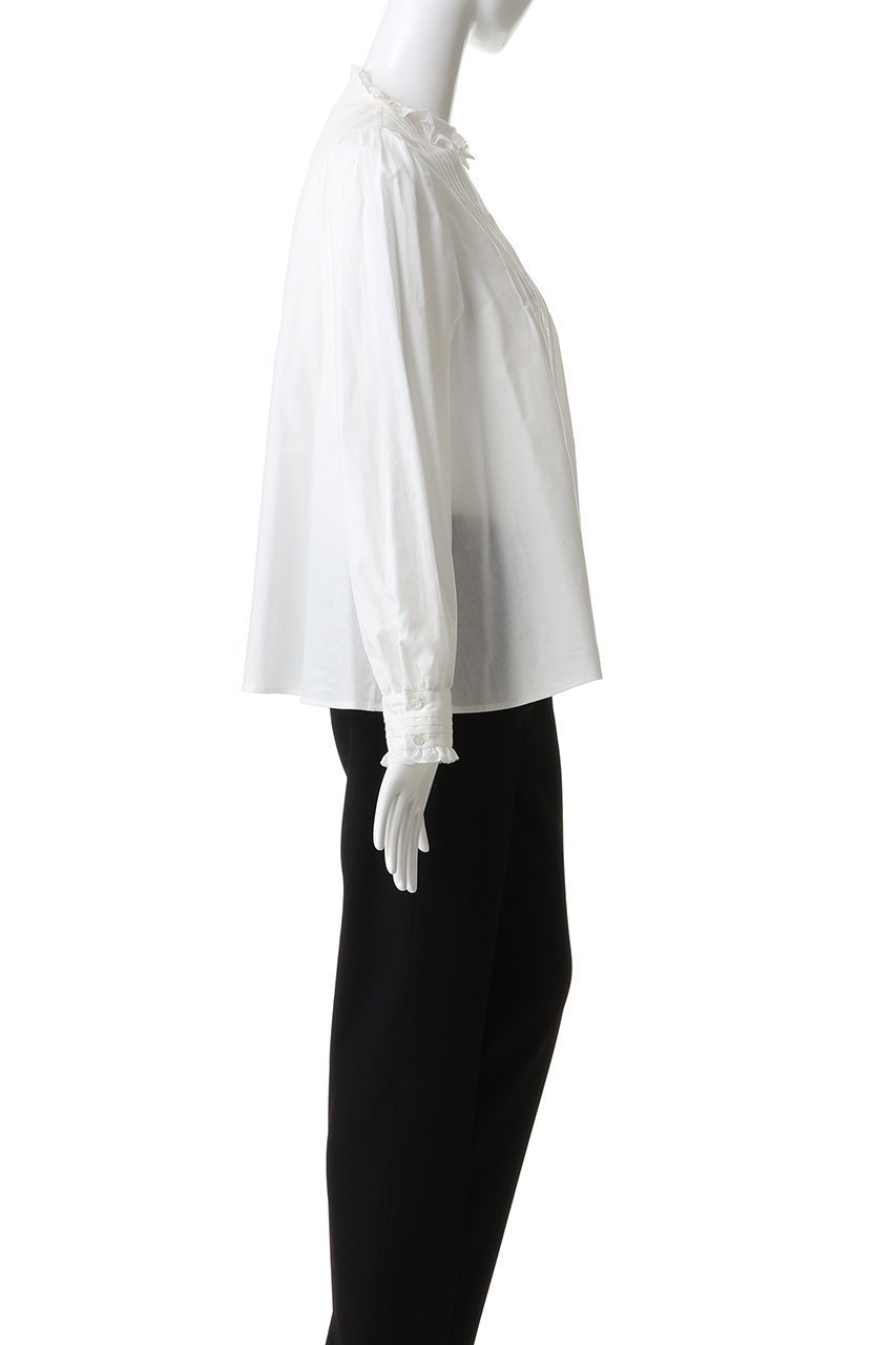 【ビリティス ディセッタン/Bilitis dix-sept ans】のスモールレースカラーブラウス 人気、トレンドファッション・服の通販 founy(ファニー) 　ファッション　Fashion　レディースファッション　Fashion for Women　トップス・カットソー　Cut & Sew Tops　シャツ・ブラウス・オフィスカジュアル　Elegant Blouses & Button-Ups　シンプル　Simple, Minimal　スリーブ　Sleeve, Long Sleeve / Short Sleeve　フロント　Front, Front Design　レース　Lace, Lace Fabric　ロング　Long, Long-Length　エレガント 上品　Elegant　other-3|ID: prp329100004877785 ipo3291000000036387016