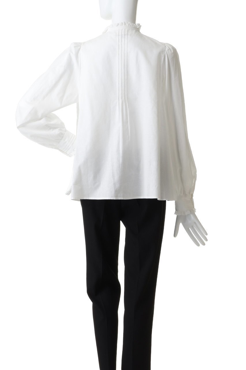 【ビリティス ディセッタン/Bilitis dix-sept ans】のスモールレースカラーブラウス 人気、トレンドファッション・服の通販 founy(ファニー) 　ファッション　Fashion　レディースファッション　Fashion for Women　トップス・カットソー　Cut & Sew Tops　シャツ・ブラウス・オフィスカジュアル　Elegant Blouses & Button-Ups　シンプル　Simple, Minimal　スリーブ　Sleeve, Long Sleeve / Short Sleeve　フロント　Front, Front Design　レース　Lace, Lace Fabric　ロング　Long, Long-Length　エレガント 上品　Elegant　other-4|ID: prp329100004877785 ipo3291000000036387017