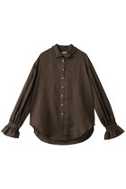 【ビリティス ディセッタン/Bilitis dix-sept ans】のリネンブラウス 人気、トレンドファッション・服の通販 founy(ファニー) ファッション Fashion レディースファッション Fashion for Women トップス・カットソー Cut & Sew Tops シャツ・ブラウス・オフィスカジュアル Elegant Blouses & Button-Ups シンプル Simple, Minimal スリーブ Sleeve, Long Sleeve / Short Sleeve トレンド Trend, Trending Now フェミニン Feminine, Girly リネン Linen, Linen Fabric ロング Long, Long-Length thumbnail ダークブラウン|ID: prp329100004877786 ipo3291000000036387021