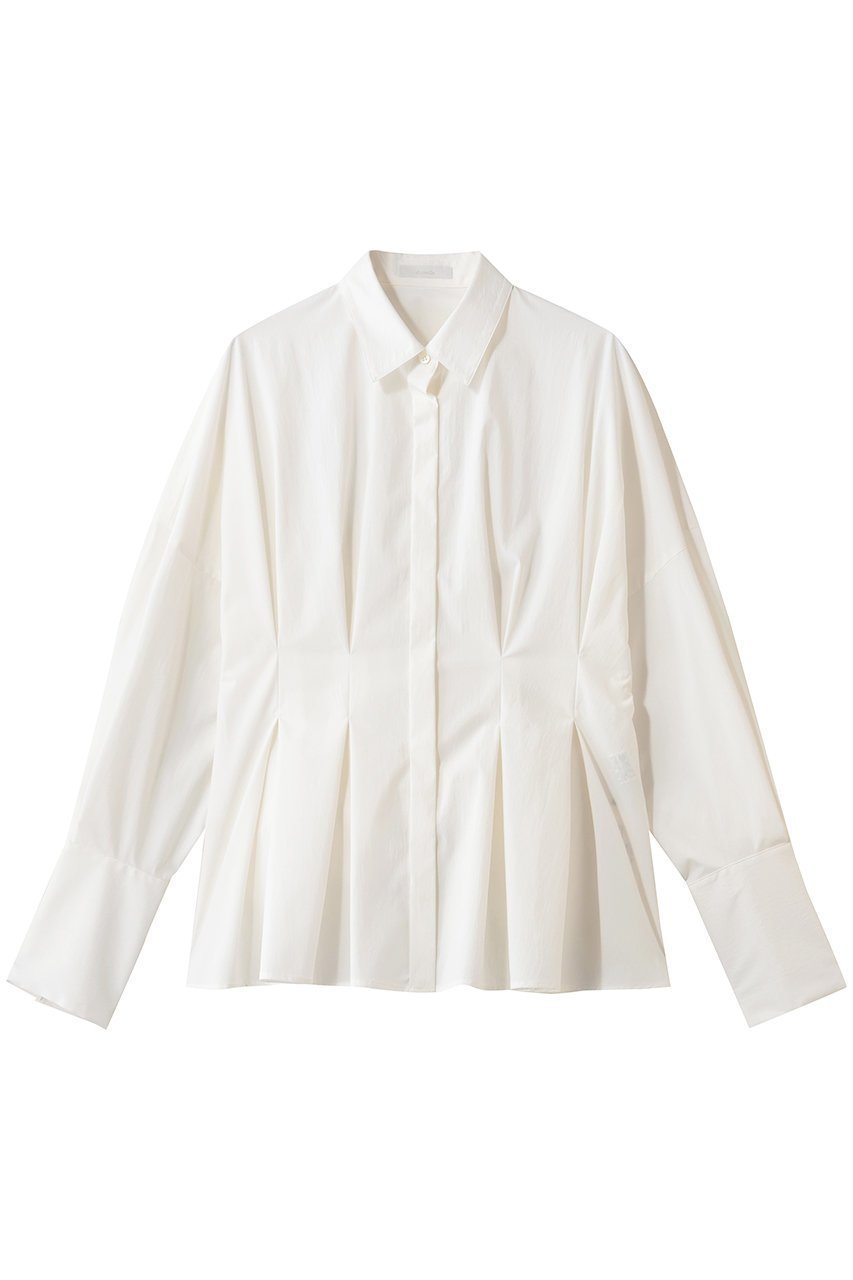 【アルアバイル/allureville】のフレアカフスタックブラウス インテリア・キッズ・メンズ・レディースファッション・服の通販 founy(ファニー) 　ファッション　Fashion　レディースファッション　Fashion for Women　トップス・カットソー　Cut & Sew Tops　シャツ・ブラウス・オフィスカジュアル　Elegant Blouses & Button-Ups　アクセサリー　Fashion Accessories　カフス　Cuff Design　スリーブ　Sleeve, Long Sleeve / Short Sleeve　ロング　Long, Long-Length　エレガント 上品　Elegant　ホワイト|ID: prp329100004877787 ipo3291000000036387039