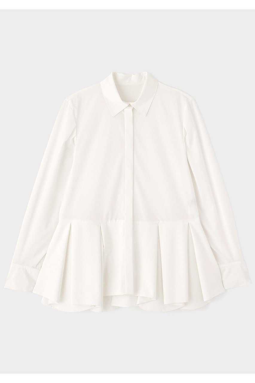 【ル フィル/LE PHIL】のSOLOTEXブロードタックフレアブラウス 人気、トレンドファッション・服の通販 founy(ファニー) 　ファッション　Fashion　レディースファッション　Fashion for Women　トップス・カットソー　Cut & Sew Tops　シャツ・ブラウス・オフィスカジュアル　Elegant Blouses & Button-Ups　スタンダード　Standard, Basic　ストレッチ　Stretch, Stretchy Fabric　スリーブ　Sleeve, Long Sleeve / Short Sleeve　フロント　Front, Front Design　ブロード　Broadcloth, Fine Cotton　ロング　Long, Long-Length　 other-1|ID: prp329100004877790 ipo3291000000036387064