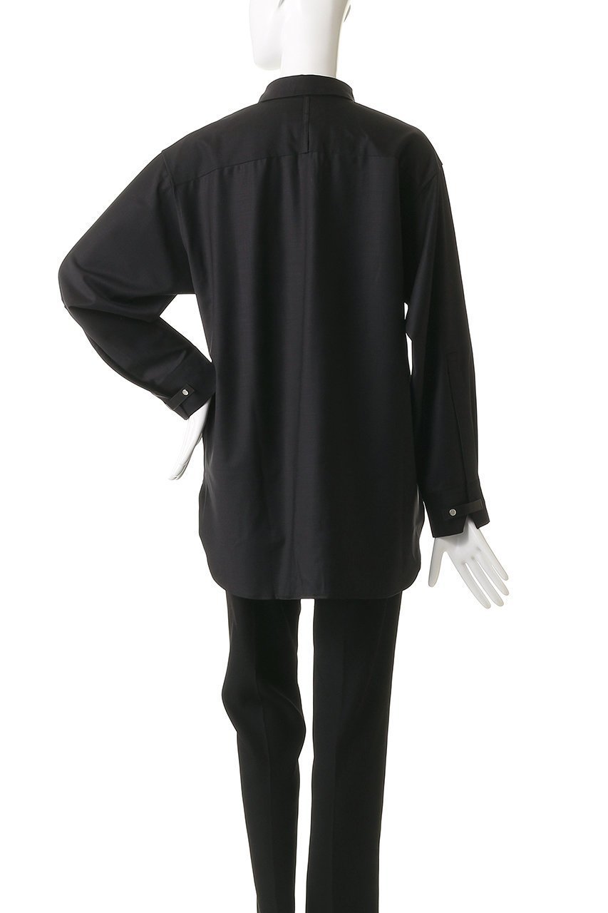 【フォーラム/FOURAM】のGLOSS COATED WOOL SHIRT 人気、トレンドファッション・服の通販 founy(ファニー) 　ファッション　Fashion　レディースファッション　Fashion for Women　アウター　Coat / Outerwear Collection　コート・ロングコート・ピーコート　Long Coats, Peacoats & More　トップス・カットソー　Cut & Sew Tops　シャツ・ブラウス・オフィスカジュアル　Elegant Blouses & Button-Ups　なめらか　Smooth, Silky Texture　スリーブ　Sleeve, Long Sleeve / Short Sleeve　ポケット　Pocket, Pocket Detail　モダン　Modern, Contemporary　ロング　Long, Long-Length　羽織　Haori, Light Jacket　other-4|ID: prp329100004877793 ipo3291000000036387098