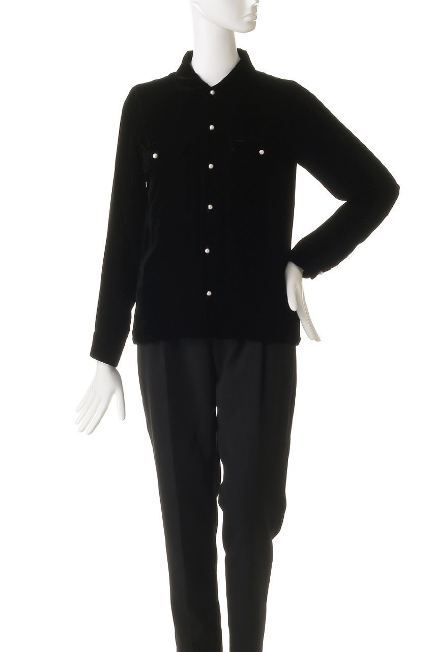 【マディソンブルー/MADISONBLUE】のMADAME WORK SH VELVET MADAME ワークシャツ 人気、トレンドファッション・服の通販 founy(ファニー) ファッション Fashion レディースファッション Fashion for Women トップス・カットソー Cut & Sew Tops シャツ・ブラウス・オフィスカジュアル Elegant Blouses & Button-Ups スリーブ Sleeve, Long Sleeve / Short Sleeve ドレープ Drape, Draping Fabric バランス Balance, Style Balance パール Pearl, Pearl Accent フラップ Flap, Flap Pocket ベルベット Velvet, Velvety ロング Long, Long-Length ワーク Workwear, Utility Style エレガント 上品 Elegant other-2|ID: prp329100004877804 ipo3291000000036387188