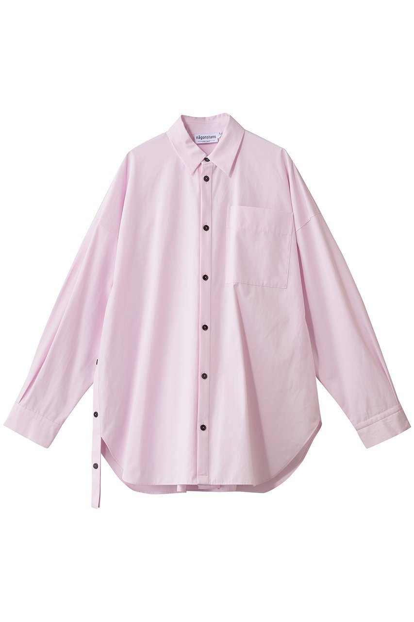 【ナゴンスタンス/nagonstans】の2way front shirt インテリア・キッズ・メンズ・レディースファッション・服の通販 founy(ファニー) ファッション Fashion レディースファッション Fashion for Women トップス・カットソー Cut & Sew Tops シャツ・ブラウス・オフィスカジュアル Elegant Blouses & Button-Ups ロングTシャツ・Tシャツ Longline T-Shirts & Tees コンパクト Compact, Small Size スリーブ Sleeve, Long Sleeve / Short Sleeve フレア Flare, Flared フロント Front, Front Design ロング Long, Long-Length Peach|ID: prp329100004877808 ipo3291000000036387222