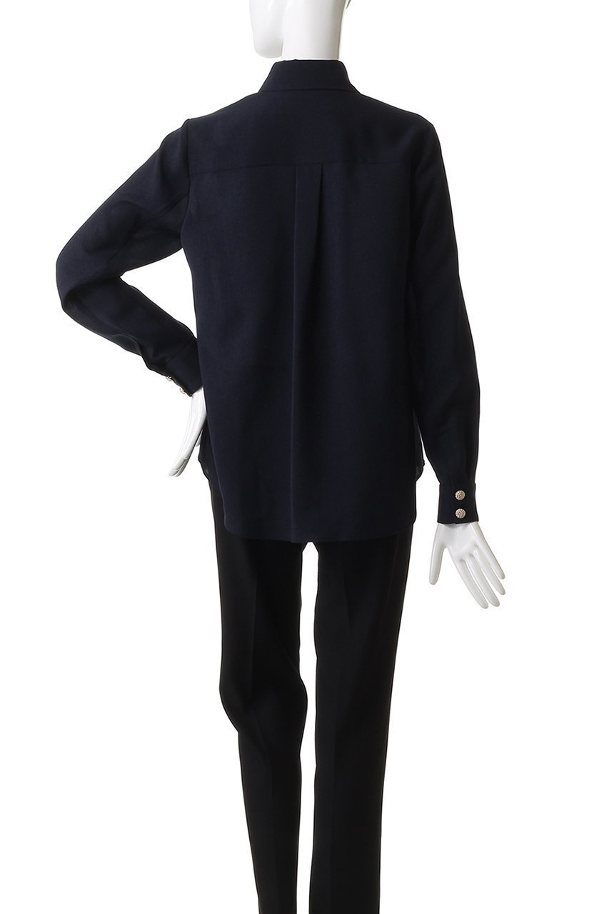 【エムダブリュー/MW】のトリアセテート(D)ドライタッチボイル ブラウス 人気、トレンドファッション・服の通販 founy(ファニー) 　ファッション　Fashion　レディースファッション　Fashion for Women　トップス・カットソー　Cut & Sew Tops　シャツ・ブラウス・オフィスカジュアル　Elegant Blouses & Button-Ups　スリーブ　Sleeve, Long Sleeve / Short Sleeve　ビジネス 仕事 通勤　Business / Work / Commuting　リュクス　Luxury, Elegant, High-End, Chic　ロング　Long, Long-Length　エレガント 上品　Elegant　羽織　Haori, Light Jacket　other-4|ID: prp329100004877830 ipo3291000000036387436