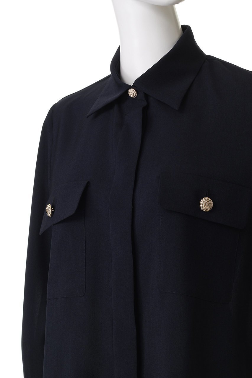 【エムダブリュー/MW】のトリアセテート(D)ドライタッチボイル ブラウス 人気、トレンドファッション・服の通販 founy(ファニー) 　ファッション　Fashion　レディースファッション　Fashion for Women　トップス・カットソー　Cut & Sew Tops　シャツ・ブラウス・オフィスカジュアル　Elegant Blouses & Button-Ups　スリーブ　Sleeve, Long Sleeve / Short Sleeve　ビジネス 仕事 通勤　Business / Work / Commuting　リュクス　Luxury, Elegant, High-End, Chic　ロング　Long, Long-Length　エレガント 上品　Elegant　羽織　Haori, Light Jacket　other-5|ID: prp329100004877830 ipo3291000000036387437