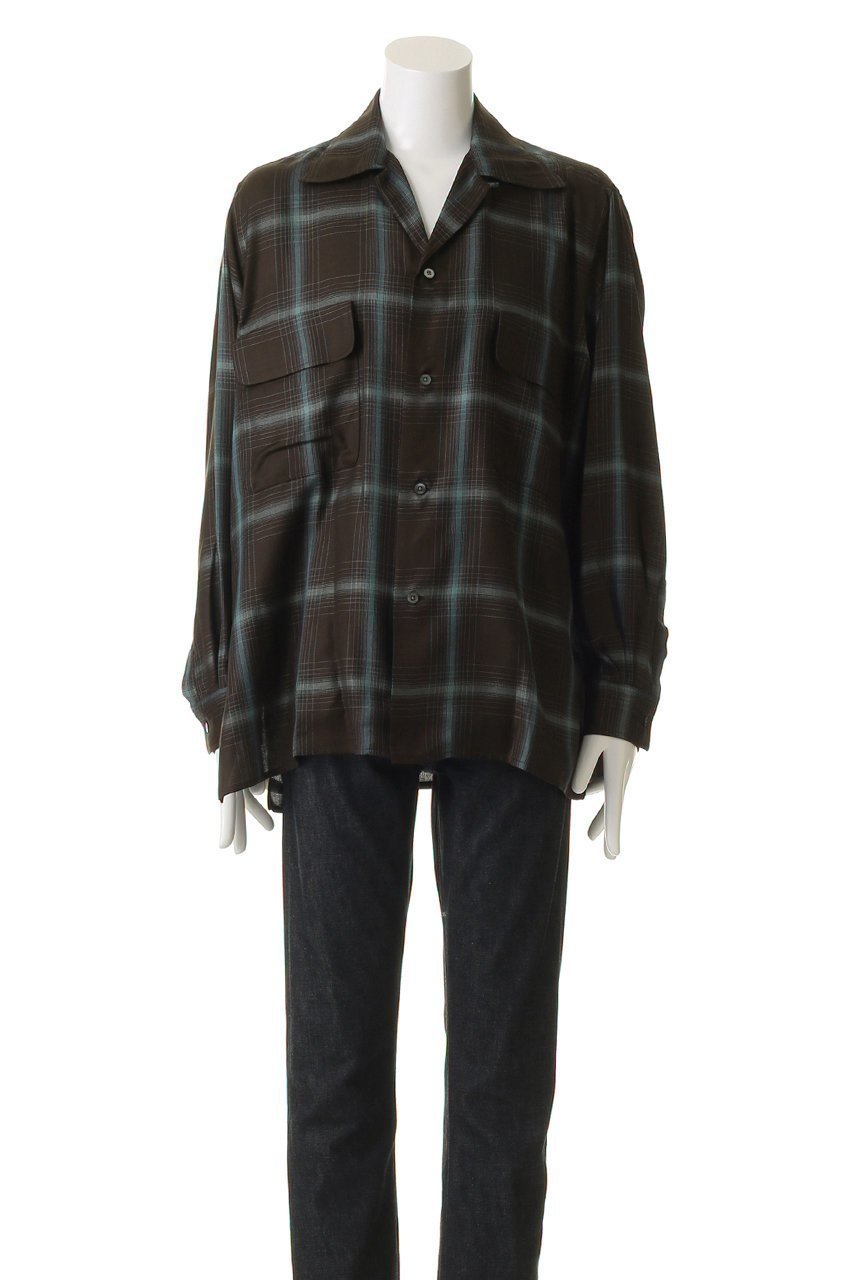 【ヨーク/YOKE】の【UNISEX】Ombre Plaid ダブルポケット シャツ 人気、トレンドファッション・服の通販 founy(ファニー) ファッション Fashion レディースファッション Fashion for Women トップス・カットソー Cut & Sew Tops シャツ・ブラウス・オフィスカジュアル Elegant Blouses & Button-Ups ユニセックス Unisex, Genderless スリーブ Sleeve, Long Sleeve / Short Sleeve ダブル Double, Double-Breasted チェック Check, Plaid, Tartan ポケット Pocket, Pocket Detail ロング Long, Long-Length other-2|ID: prp329100004877837 ipo3291000000036387537