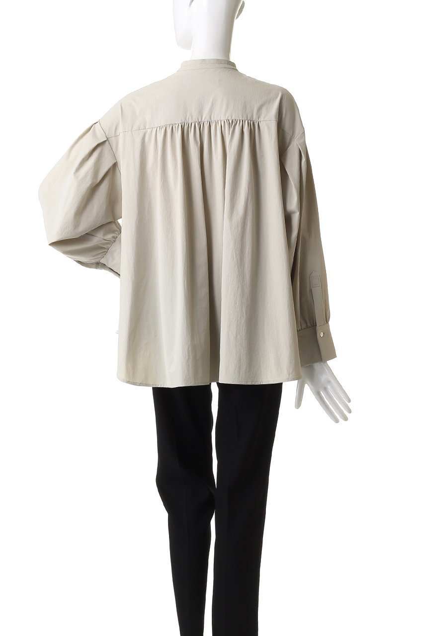 【フローレント/FLORENT】の2WAY バンドカラー フライフロント ブラウス 人気、トレンドファッション・服の通販 founy(ファニー) 　ファッション　Fashion　レディースファッション　Fashion for Women　トップス・カットソー　Cut & Sew Tops　シャツ・ブラウス・オフィスカジュアル　Elegant Blouses & Button-Ups　ギャザー　Gathered, Ruffled　ストレッチ　Stretch, Stretchy Fabric　スリーブ　Sleeve, Long Sleeve / Short Sleeve　フロント　Front, Front Design　ロング　Long, Long-Length　other-4|ID: prp329100004877845 ipo3291000000036387635