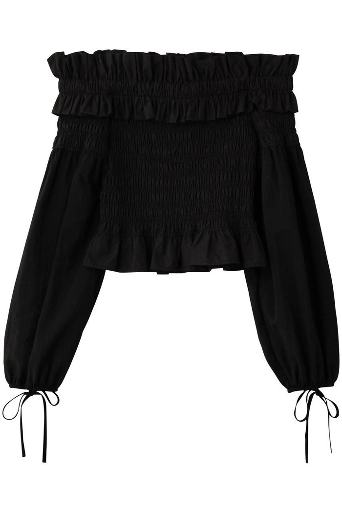 【レモンプレット/Lemonplet】のDUCHESSE TOP インテリア・キッズ・メンズ・レディースファッション・服の通販 founy(ファニー) https://founy.com/ ファッション Fashion レディースファッション Fashion for Women トップス・カットソー Cut & Sew Tops シャツ・ブラウス・オフィスカジュアル Elegant Blouses & Button-Ups ギャザー Gathered, Ruffled スリーブ Sleeve, Long Sleeve / Short Sleeve フェミニン Feminine, Girly フリル Frill, Ruffle ボトム Bottoms, Lower Wear リボン Ribbon, Bow ロング Long, Long-Length |ID: prp329100004877857 ipo3291000000036387775