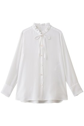 【ベイジ,/BEIGE,】 STOW / フリルタイブラウス人気、トレンドファッション・服の通販 founy(ファニー) ファッション Fashion レディースファッション Fashion for Women トップス・カットソー Cut & Sew Tops シャツ・ブラウス・オフィスカジュアル Elegant Blouses & Button-Ups おすすめ Recommended / Our Picks インナー Innerwear ジャケット Jacket, Outerwear スリーブ Sleeve, Long Sleeve / Short Sleeve ダウン Down, Puffer デニム Denim, Jeans Material フリル Frill, Ruffle フロント Front, Front Design リボン Ribbon, Bow ロング Long, Long-Length エレガント 上品 Elegant 定番 Standard, Basic Item |ID:prp329100004877867