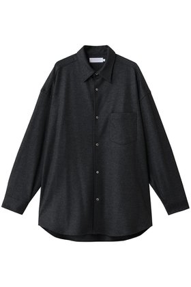【グラフペーパー/Graphpaper】 Wool Smooth Flannel Oversized Regular Collar Shirt/シャツ人気、トレンドファッション・服の通販 founy(ファニー) ファッション Fashion レディースファッション Fashion for Women トップス・カットソー Cut & Sew Tops シャツ・ブラウス・オフィスカジュアル Elegant Blouses & Button-Ups おすすめ Recommended / Our Picks カットソー Cut and Sewn Top シンプル Simple, Minimal スリーブ Sleeve, Long Sleeve / Short Sleeve ドレープ Drape, Draping Fabric レギュラー Regular, Standard Fit ロング Long, Long-Length エレガント 上品 Elegant 羽織 Haori, Light Jacket |ID:prp329100004877870