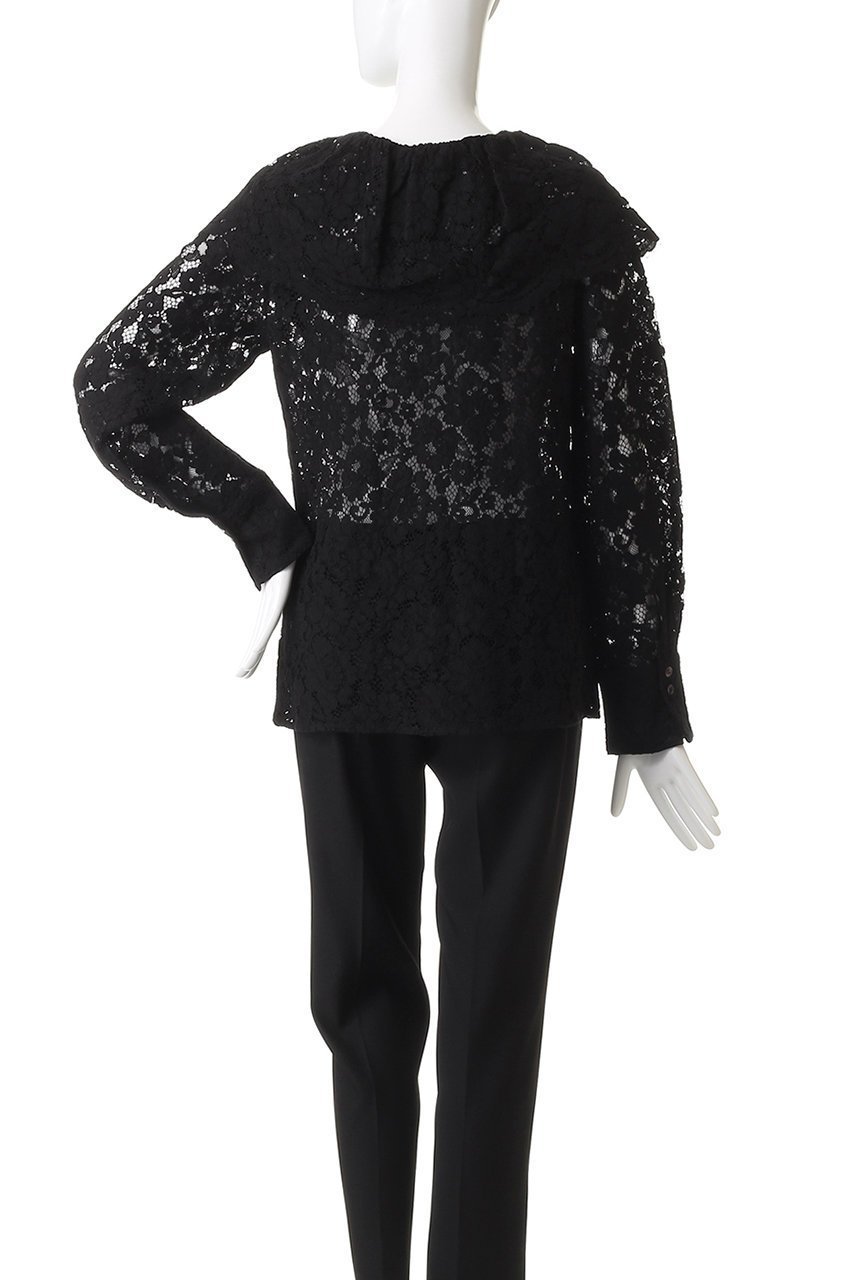 【マノフ/MANOF】のLACE COLLAR SHIRT 人気、トレンドファッション・服の通販 founy(ファニー) 　ファッション　Fashion　レディースファッション　Fashion for Women　トップス・カットソー　Cut & Sew Tops　シャツ・ブラウス・オフィスカジュアル　Elegant Blouses & Button-Ups　おすすめ　Recommended / Our Picks　エレガント 上品　Elegant　ジャケット　Jacket, Outerwear　スリーブ　Sleeve, Long Sleeve / Short Sleeve　フェミニン　Feminine, Girly　レース　Lace, Lace Fabric　ロング　Long, Long-Length　other-4|ID: prp329100004877871 ipo3291000000036387907