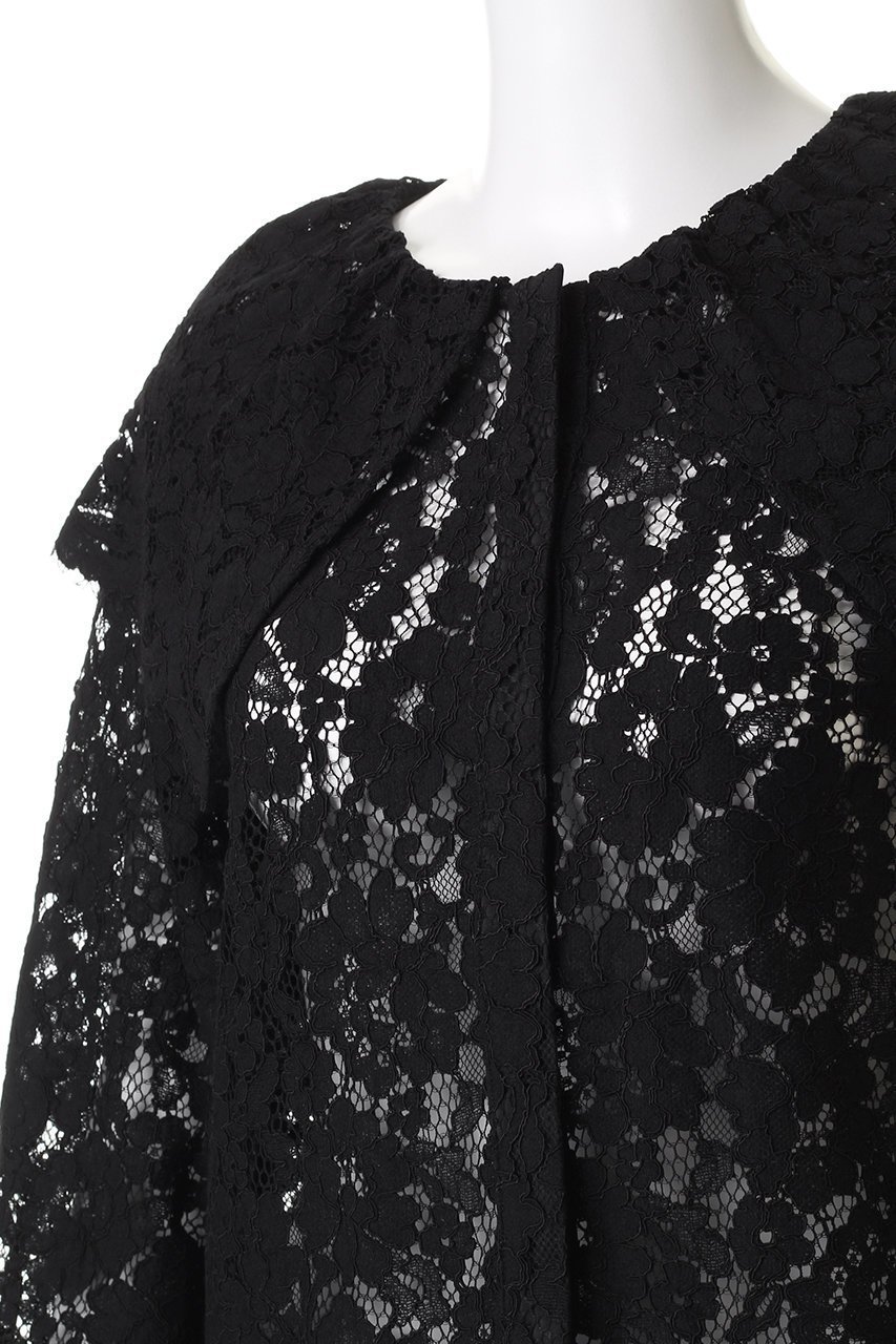 【マノフ/MANOF】のLACE COLLAR SHIRT 人気、トレンドファッション・服の通販 founy(ファニー) 　ファッション　Fashion　レディースファッション　Fashion for Women　トップス・カットソー　Cut & Sew Tops　シャツ・ブラウス・オフィスカジュアル　Elegant Blouses & Button-Ups　おすすめ　Recommended / Our Picks　エレガント 上品　Elegant　ジャケット　Jacket, Outerwear　スリーブ　Sleeve, Long Sleeve / Short Sleeve　フェミニン　Feminine, Girly　レース　Lace, Lace Fabric　ロング　Long, Long-Length　other-5|ID: prp329100004877871 ipo3291000000036387908