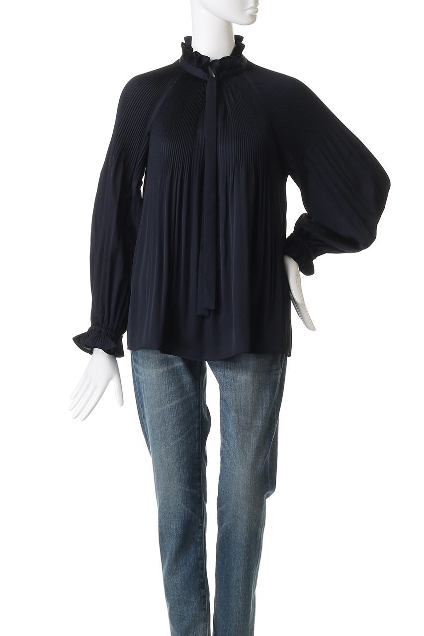 【マリリンムーン/MARILYN MOON】のアコーディオンプリーツブラウス 人気、トレンドファッション・服の通販 founy(ファニー) ファッション Fashion レディースファッション Fashion for Women トップス・カットソー Cut & Sew Tops シャツ・ブラウス・オフィスカジュアル Elegant Blouses & Button-Ups オケージョン Occasion Wear クラシック Classic, Timeless Style スリーブ Sleeve, Long Sleeve / Short Sleeve プリーツ Pleats, Pleated ボトム Bottoms, Lower Wear リボン Ribbon, Bow ロング Long, Long-Length 人気 Popular, Best Seller other-2|ID: prp329100004877875 ipo3291000000036387936