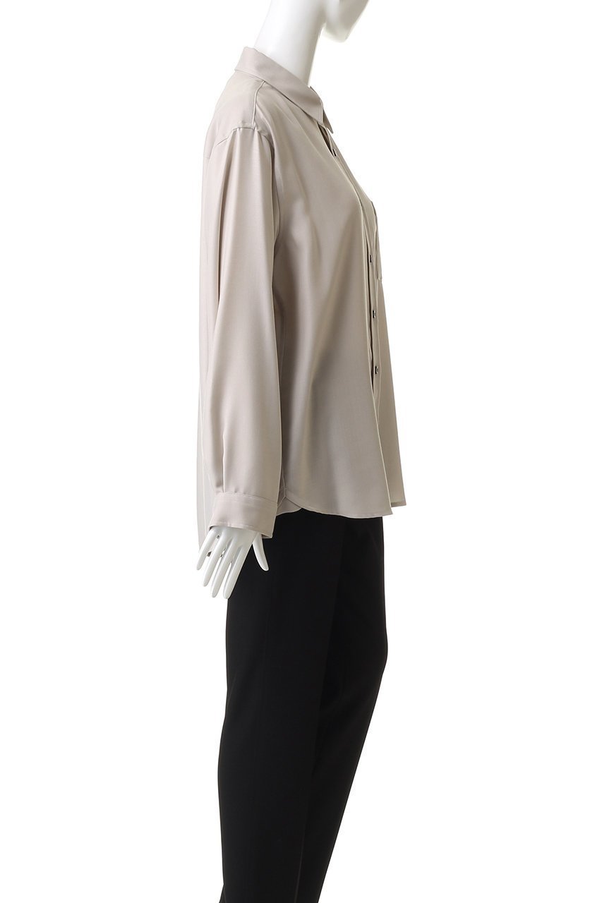 【メゾンスペシャル/MAISON SPECIAL】の【UNISEX】TR梳毛ライク Regular-Overシャツ 人気、トレンドファッション・服の通販 founy(ファニー) 　ファッション　Fashion　レディースファッション　Fashion for Women　トップス・カットソー　Cut & Sew Tops　シャツ・ブラウス・オフィスカジュアル　Elegant Blouses & Button-Ups　ユニセックス　Unisex, Genderless　シンプル　Simple, Minimal　スリーブ　Sleeve, Long Sleeve / Short Sleeve　ボトム　Bottoms, Lower Wear　レギュラー　Regular, Standard Fit　ロング　Long, Long-Length　エレガント 上品　Elegant　other-3|ID: prp329100004877898 ipo3291000000036388156