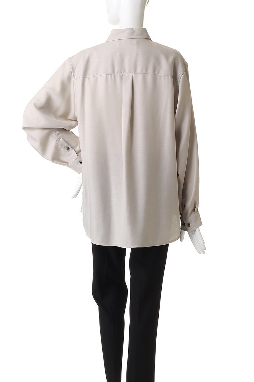 【メゾンスペシャル/MAISON SPECIAL】の【UNISEX】TR梳毛ライク Regular-Overシャツ 人気、トレンドファッション・服の通販 founy(ファニー) 　ファッション　Fashion　レディースファッション　Fashion for Women　トップス・カットソー　Cut & Sew Tops　シャツ・ブラウス・オフィスカジュアル　Elegant Blouses & Button-Ups　ユニセックス　Unisex, Genderless　シンプル　Simple, Minimal　スリーブ　Sleeve, Long Sleeve / Short Sleeve　ボトム　Bottoms, Lower Wear　レギュラー　Regular, Standard Fit　ロング　Long, Long-Length　エレガント 上品　Elegant　other-4|ID: prp329100004877898 ipo3291000000036388158