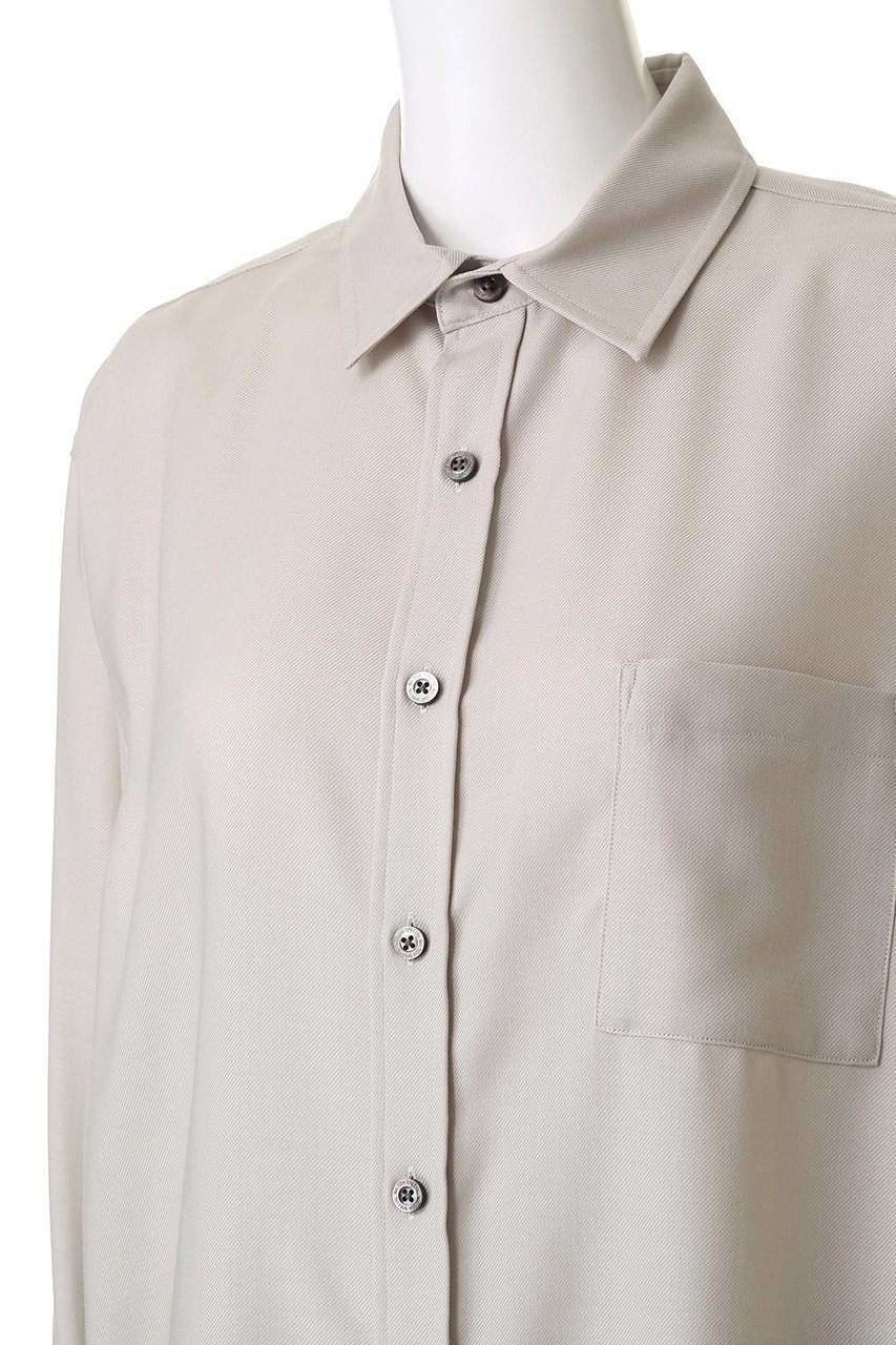 【メゾンスペシャル/MAISON SPECIAL】の【UNISEX】TR梳毛ライク Regular-Overシャツ 人気、トレンドファッション・服の通販 founy(ファニー) 　ファッション　Fashion　レディースファッション　Fashion for Women　トップス・カットソー　Cut & Sew Tops　シャツ・ブラウス・オフィスカジュアル　Elegant Blouses & Button-Ups　ユニセックス　Unisex, Genderless　シンプル　Simple, Minimal　スリーブ　Sleeve, Long Sleeve / Short Sleeve　ボトム　Bottoms, Lower Wear　レギュラー　Regular, Standard Fit　ロング　Long, Long-Length　エレガント 上品　Elegant　other-5|ID: prp329100004877898 ipo3291000000036388160