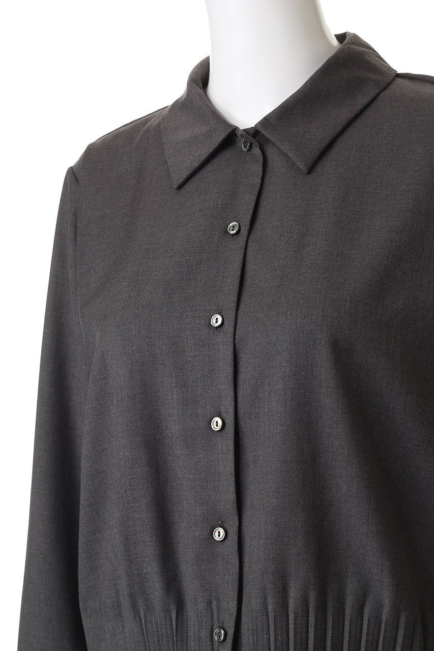 【ミズイロ インド/mizuiro ind】のプリーツヘムシャツ 人気、トレンドファッション・服の通販 founy(ファニー) 　ファッション　Fashion　レディースファッション　Fashion for Women　トップス・カットソー　Cut & Sew Tops　シャツ・ブラウス・オフィスカジュアル　Elegant Blouses & Button-Ups　シンプル　Simple, Minimal　スタイリッシュ　Stylish, Fashionable　スリーブ　Sleeve, Long Sleeve / Short Sleeve　プリーツ　Pleats, Pleated　ロング　Long, Long-Length　エレガント 上品　Elegant　other-5|ID: prp329100004877902 ipo3291000000036388184