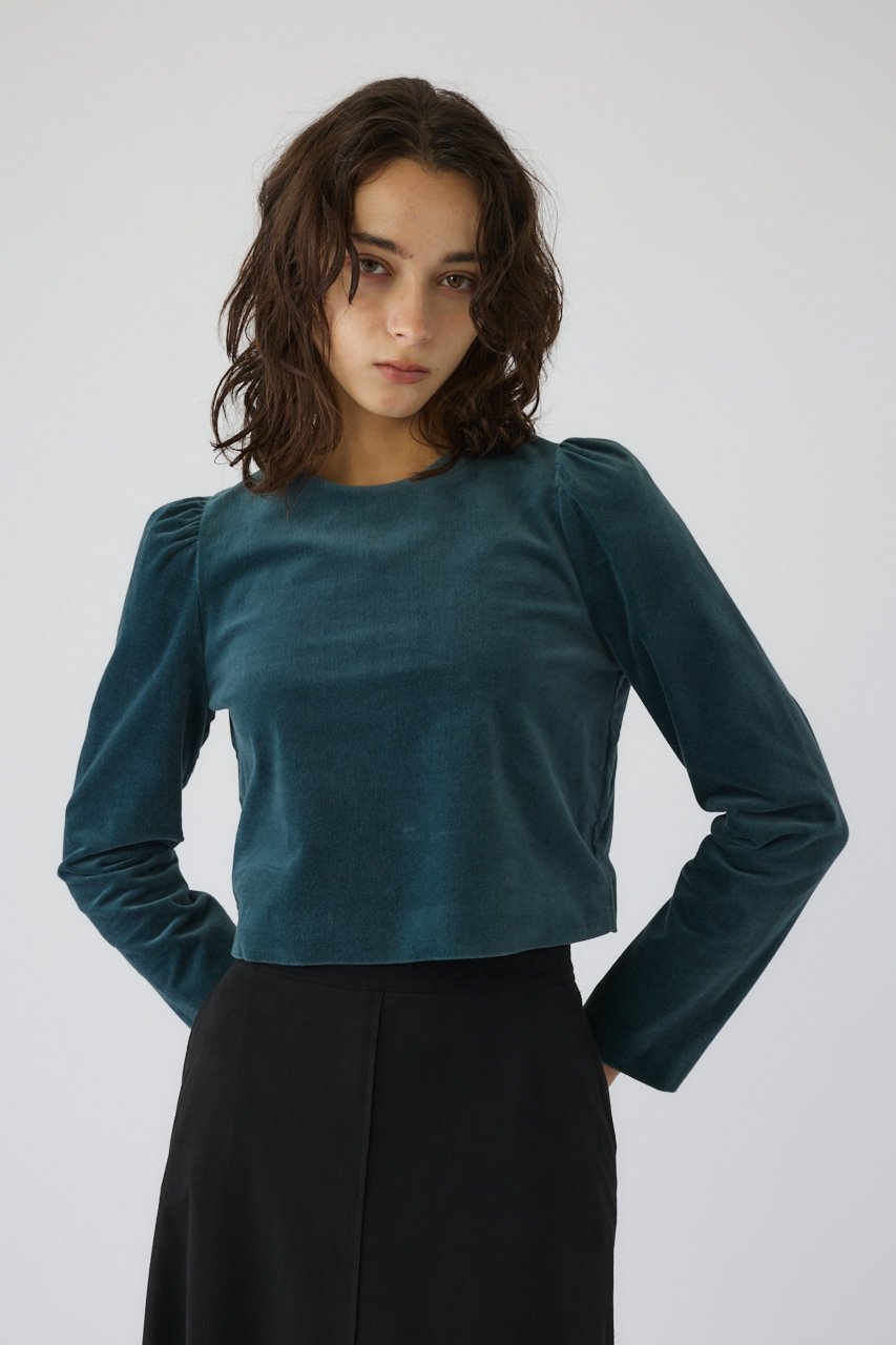 【リムアーク/RIM.ARK】のPuff corduroy compact tops/トップス 人気、トレンドファッション・服の通販 founy(ファニー) 　ファッション　Fashion　レディースファッション　Fashion for Women　トップス・カットソー　Cut & Sew Tops　シャツ・ブラウス・オフィスカジュアル　Elegant Blouses & Button-Ups　コンパクト　Compact, Small Size　スリーブ　Sleeve, Long Sleeve / Short Sleeve　バランス　Balance, Style Balance　モダン　Modern, Contemporary　ロング　Long, Long-Length　other-6|ID: prp329100004877908 ipo3291000000036388231