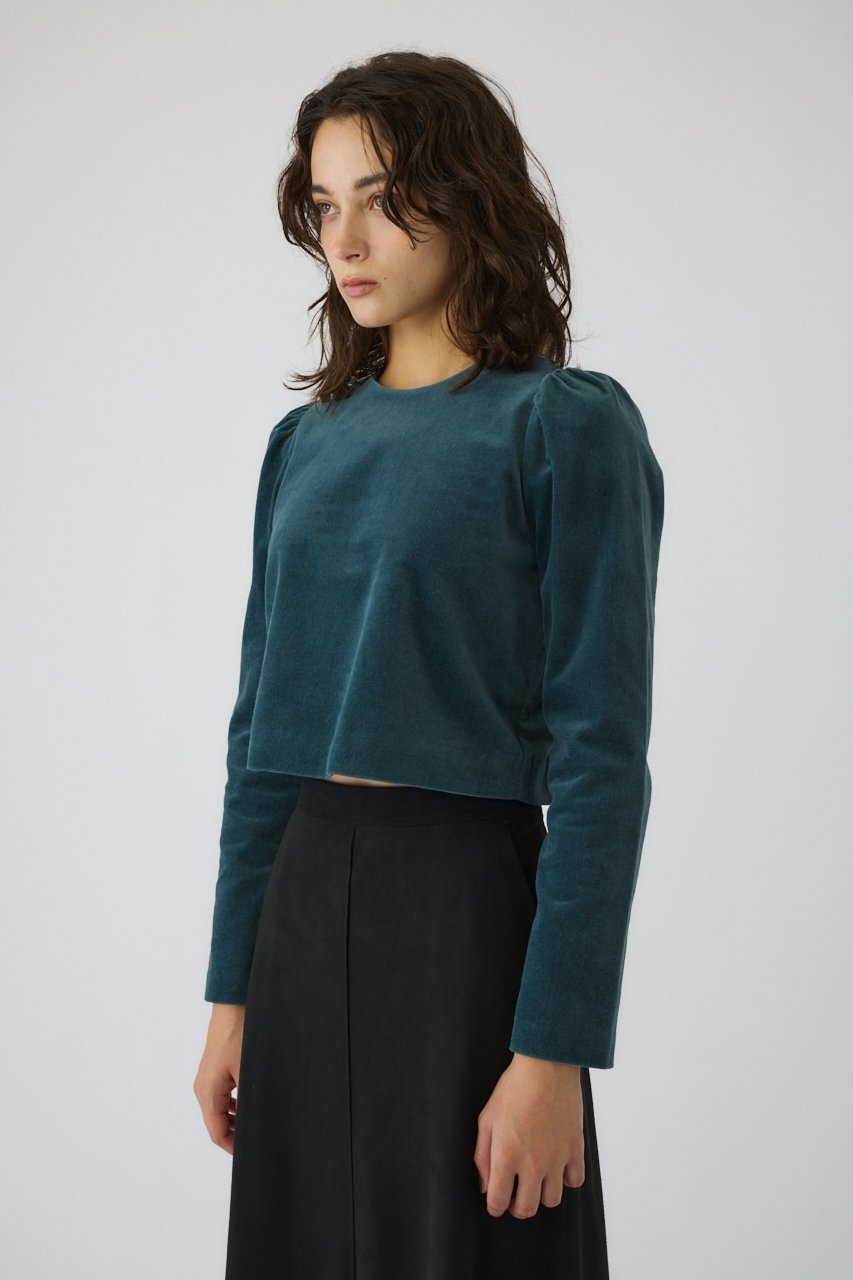 【リムアーク/RIM.ARK】のPuff corduroy compact tops/トップス 人気、トレンドファッション・服の通販 founy(ファニー) 　ファッション　Fashion　レディースファッション　Fashion for Women　トップス・カットソー　Cut & Sew Tops　シャツ・ブラウス・オフィスカジュアル　Elegant Blouses & Button-Ups　コンパクト　Compact, Small Size　スリーブ　Sleeve, Long Sleeve / Short Sleeve　バランス　Balance, Style Balance　モダン　Modern, Contemporary　ロング　Long, Long-Length　other-8|ID: prp329100004877908 ipo3291000000036388233