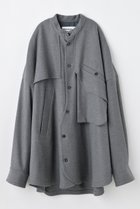 【ナゴンスタンス/nagonstans】のloose shirt/シャツ 人気、トレンドファッション・服の通販 founy(ファニー) ファッション Fashion レディースファッション Fashion for Women トップス・カットソー Cut & Sew Tops シャツ・ブラウス・オフィスカジュアル Elegant Blouses & Button-Ups アシンメトリー Asymmetrical Style スリーブ Sleeve, Long Sleeve / Short Sleeve ポケット Pocket, Pocket Detail ルーズ Loose, Oversized ロング Long, Long-Length thumbnail Wolf|ID: prp329100004877913 ipo3291000000036388260