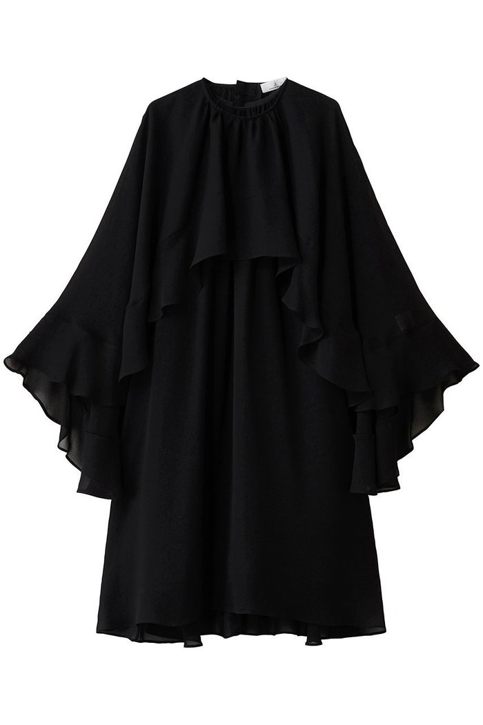 【ジェイドット/j.】のトリアセジョーゼットフリルドレスブラウス インテリア・キッズ・メンズ・レディースファッション・服の通販 founy(ファニー) https://founy.com/ ファッション Fashion レディースファッション Fashion for Women トップス・カットソー Cut & Sew Tops シャツ・ブラウス・オフィスカジュアル Elegant Blouses & Button-Ups ワンピース Dresses フォーマル・パーティードレス・結婚式用ドレス Elegant & Casual Dresses エアリー Airy Texture シアー Sheer, See-Through ジョーゼット Georgette, Semi-Sheer Fabric スリーブ Sleeve, Long Sleeve / Short Sleeve パーティ Party, Party Style フェミニン Feminine, Girly フリル Frill, Ruffle ロング Long, Long-Length |ID: prp329100004877926 ipo3291000000036388404