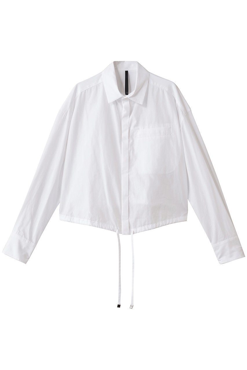 【ピアッカセッテ/ph7+】のウエストドローストリングシャツ インテリア・キッズ・メンズ・レディースファッション・服の通販 founy(ファニー) ファッション Fashion レディースファッション Fashion for Women トップス・カットソー Cut & Sew Tops シャツ・ブラウス・オフィスカジュアル Elegant Blouses & Button-Ups ギャザー Gathered, Ruffled クラシカル Classical, Vintage-Inspired シンプル Simple, Minimal スリーブ Sleeve, Long Sleeve / Short Sleeve デニム Denim, Jeans Material ドローストリング Drawstring, Pull Cord ロング Long, Long-Length ホワイト|ID: prp329100004877929 ipo3291000000036388441