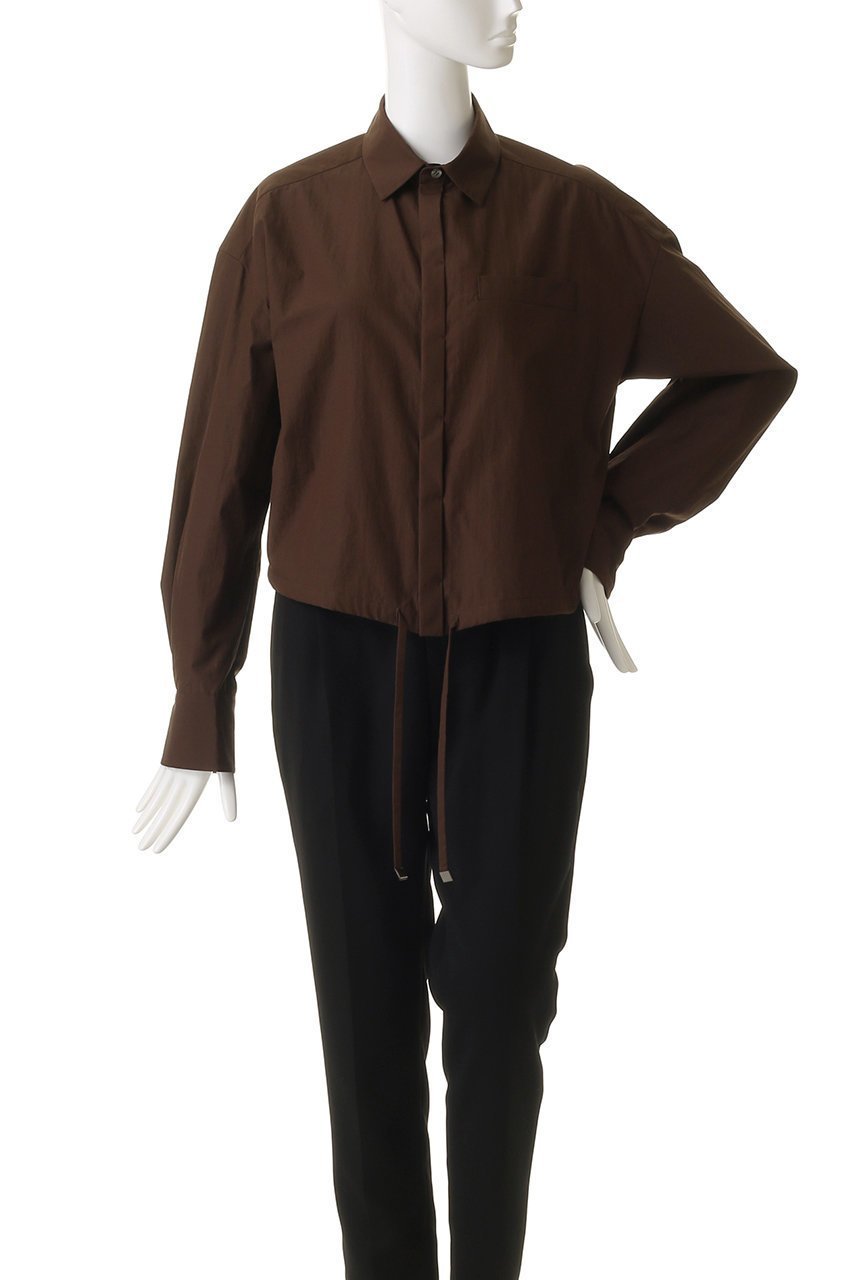 【ピアッカセッテ/ph7+】のウエストドローストリングシャツ 人気、トレンドファッション・服の通販 founy(ファニー) ファッション Fashion レディースファッション Fashion for Women トップス・カットソー Cut & Sew Tops シャツ・ブラウス・オフィスカジュアル Elegant Blouses & Button-Ups ギャザー Gathered, Ruffled クラシカル Classical, Vintage-Inspired シンプル Simple, Minimal スリーブ Sleeve, Long Sleeve / Short Sleeve デニム Denim, Jeans Material ドローストリング Drawstring, Pull Cord ロング Long, Long-Length other-2|ID: prp329100004877929 ipo3291000000036388442