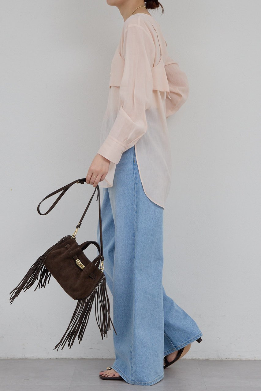 【ガリャルダガランテ/GALLARDAGALANTE】のビスチェレイヤードシャツ 人気、トレンドファッション・服の通販 founy(ファニー) ファッション Fashion レディースファッション Fashion for Women トップス・カットソー Cut & Sew Tops シャツ・ブラウス・オフィスカジュアル Elegant Blouses & Button-Ups ビスチェ Bustiers & Corset Tops / Layered Bustier Style インナー Innerwear シアー Sheer, See-Through ジャケット Jacket, Outerwear スリーブ Sleeve, Long Sleeve / Short Sleeve ビスチェ Bustier, Corset Top ロング Long, Long-Length 再入荷 Restock / Back in Stock other-3|ID: prp329100004877930 ipo3291000000036388456