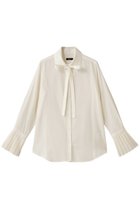 【エムフィル/M Fil】のウールビエラ プリーツスリーブブラウス 人気、トレンドファッション・服の通販 founy(ファニー) ファッション Fashion レディースファッション Fashion for Women トップス・カットソー Cut & Sew Tops シャツ・ブラウス・オフィスカジュアル Elegant Blouses & Button-Ups インナー Innerwear カーディガン Cardigan, Knitwear シンプル Simple, Minimal ジャケット Jacket, Outerwear スリーブ Sleeve, Long Sleeve / Short Sleeve プリーツ Pleats, Pleated リボン Ribbon, Bow ロング Long, Long-Length エレガント 上品 Elegant 冬 Winter / This Winter thumbnail オフホワイト|ID: prp329100004877932 ipo3291000000036388474