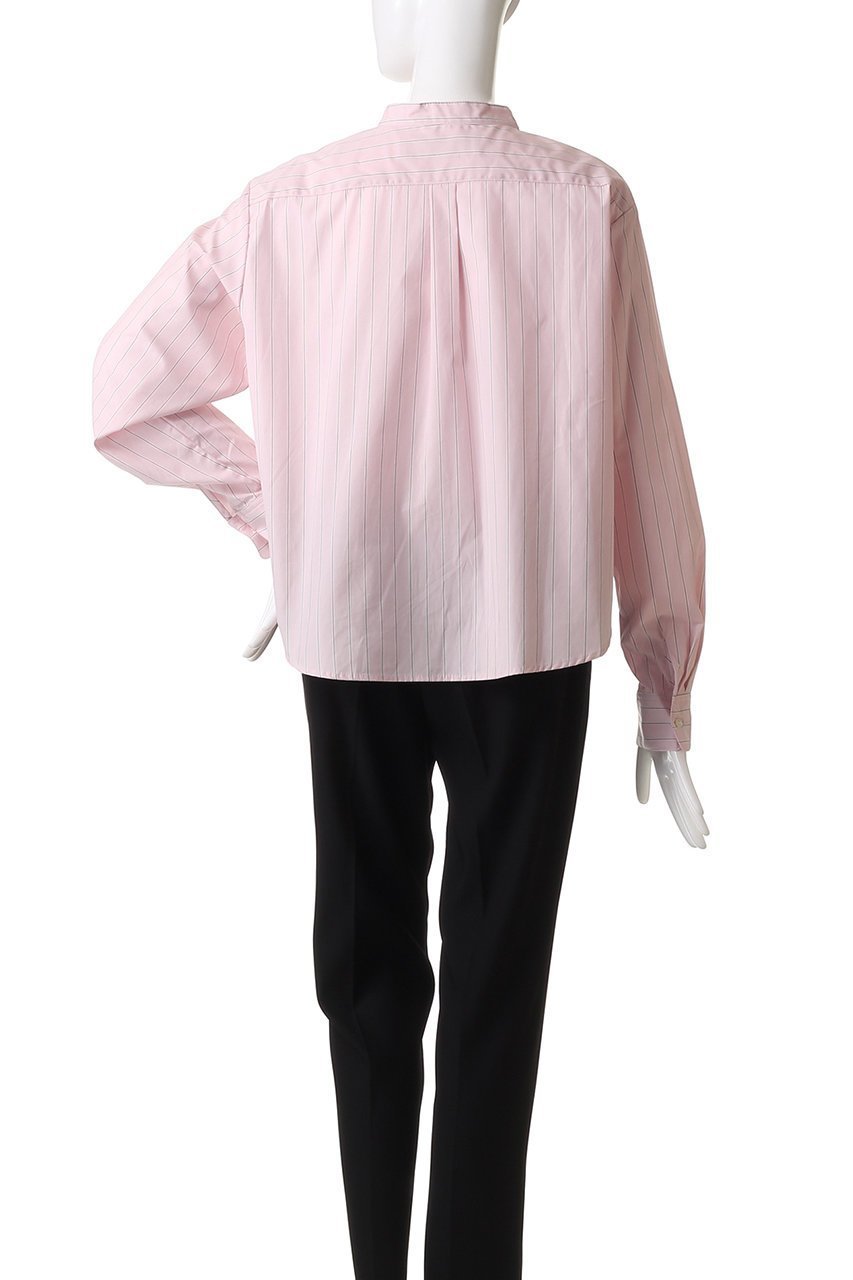 【ミディウミ/MidiUmi】のpatterned short shirt シャツ 人気、トレンドファッション・服の通販 founy(ファニー) 　ファッション　Fashion　レディースファッション　Fashion for Women　トップス・カットソー　Cut & Sew Tops　シャツ・ブラウス・オフィスカジュアル　Elegant Blouses & Button-Ups　ロングTシャツ・Tシャツ　Longline T-Shirts & Tees　クロップド　Cropped, Short Length　シンプル　Simple, Minimal　ストライプ　Stripe, Striped Pattern　スリーブ　Sleeve, Long Sleeve / Short Sleeve　トレンド　Trend, Trending Now　フェミニン　Feminine, Girly　ベーシック　Basic, Essential　ロング　Long, Long-Length　other-4|ID: prp329100004877933 ipo3291000000036388489