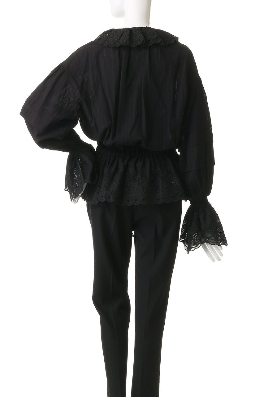 【プランク プロジェクト/PRANK PROJECT】のエンブロイダリーラッフルブラウス 人気、トレンドファッション・服の通販 founy(ファニー) ファッション Fashion レディースファッション Fashion for Women トップス・カットソー Cut & Sew Tops シャツ・ブラウス・オフィスカジュアル Elegant Blouses & Button-Ups おすすめ Recommended / Our Picks ジャケット Jacket, Outerwear スリーブ Sleeve, Long Sleeve / Short Sleeve フリル Frill, Ruffle マニッシュ Mannish, Boyish ラッフル Ruffle, Frill ロング Long, Long-Length 冬 Winter / This Winter 春 Spring other-4|ID: prp329100004877935 ipo3291000000036388514