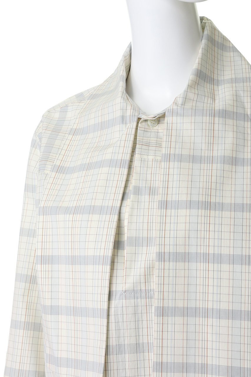 【バウト/BOWTE】のFINX COTTON GRID GRAPH CHECK BOW BLOUSE 人気、トレンドファッション・服の通販 founy(ファニー) ファッション Fashion レディースファッション Fashion for Women トップス・カットソー Cut & Sew Tops シャツ・ブラウス・オフィスカジュアル Elegant Blouses & Button-Ups なめらか Smooth, Silky Texture スリーブ Sleeve, Long Sleeve / Short Sleeve チェック Check, Plaid, Tartan ロング Long, Long-Length エレガント 上品 Elegant 新作・新入荷 New Arrivals / New In other-5|ID: prp329100004877942 ipo3291000000036388582