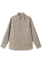 【マイ ウィークネス/MY WEAKNESS】のRanch Shirt 人気、トレンドファッション・服の通販 founy(ファニー) ファッション Fashion レディースファッション Fashion for Women トップス・カットソー Cut & Sew Tops シャツ・ブラウス・オフィスカジュアル Elegant Blouses & Button-Ups コーデュロイ Corduroy, Cord Fabric スリーブ Sleeve, Long Sleeve / Short Sleeve フラップ Flap, Flap Pocket ポケット Pocket, Pocket Detail ロング Long, Long-Length ワーク Workwear, Utility Style 定番 Standard, Basic Item thumbnail GREIGE|ID: prp329100004877945 ipo3291000000036388613
