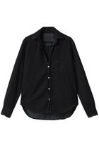【フランク&アイリーン/Frank&Eileen】のEILEEN イタリアンフェイマスデニム シャツ 人気、トレンドファッション・服の通販 founy(ファニー) ファッション Fashion レディースファッション Fashion for Women トップス・カットソー Cut & Sew Tops シャツ・ブラウス・オフィスカジュアル Elegant Blouses & Button-Ups スリーブ Sleeve, Long Sleeve / Short Sleeve デニム Denim, Jeans Material トレンド Trend, Trending Now リラックス Relax, Relaxed Fit ロング Long, Long-Length 定番 Standard, Basic Item thumbnail ブラック|ID: prp329100004877948 ipo3291000000036388644