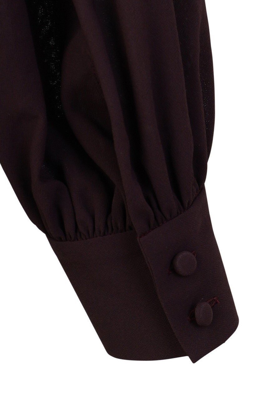 【オブリオ/AUBRIOT】のラッフルボウブラウス 人気、トレンドファッション・服の通販 founy(ファニー) 　ファッション　Fashion　レディースファッション　Fashion for Women　トップス・カットソー　Cut & Sew Tops　シャツ・ブラウス・オフィスカジュアル　Elegant Blouses & Button-Ups　ストレッチ　Stretch, Stretchy Fabric　スリーブ　Sleeve, Long Sleeve / Short Sleeve　ペーパー　Paper, Kraft Paper　リボン　Ribbon, Bow　ロマンティック　Romantic, Feminine Style　ロング　Long, Long-Length　other-5|ID: prp329100004877955 ipo3291000000036388720