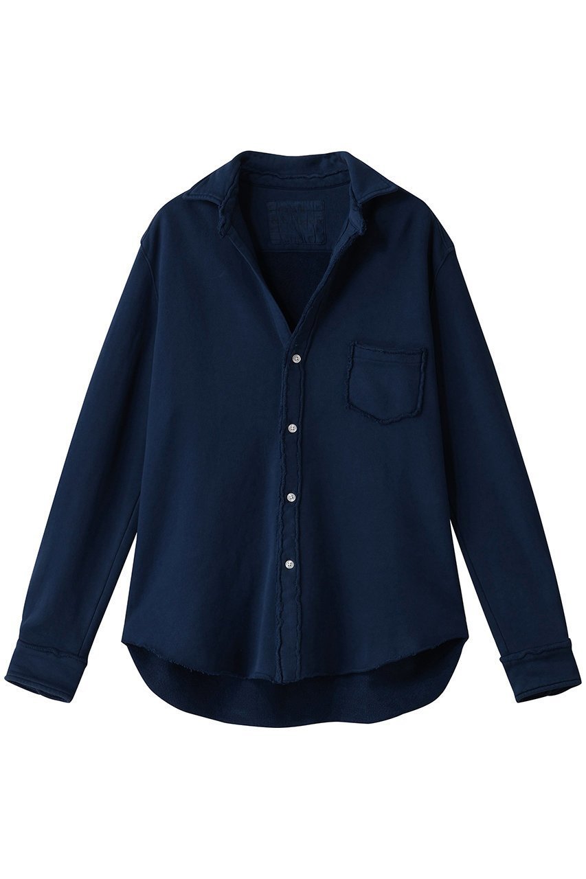 【フランク&アイリーン/Frank&Eileen】のLAB EILEEN TRIPLE FLEECE スウェットシャツ インテリア・キッズ・メンズ・レディースファッション・服の通販 founy(ファニー) 　ファッション　Fashion　レディースファッション　Fashion for Women　トップス・カットソー　Cut & Sew Tops　シャツ・ブラウス・オフィスカジュアル　Elegant Blouses & Button-Ups　レディースパーカー・カジュアルフーディー　Casual Hoodies & Sweatshirts　スウェット・クルーネックトップス　Sweatshirts & Crewnecks / Relaxed Fit Sweat Tops　スリーブ　Sleeve, Long Sleeve / Short Sleeve　リラックス　Relax, Relaxed Fit　ロング　Long, Long-Length　旅行　Travel　ダークネイビー|ID: prp329100004877972 ipo3291000000036388863