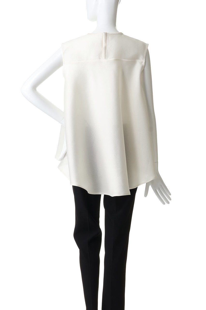 【エムフィル/M Fil】のシルキーWクロス クルーネックフレアブラウス 人気、トレンドファッション・服の通販 founy(ファニー) ファッション Fashion レディースファッション Fashion for Women トップス・カットソー Cut & Sew Tops キャミソール&ノースリーブ Camisoles & Sleeveless Tops シャツ・ブラウス・オフィスカジュアル Elegant Blouses & Button-Ups おすすめ Recommended / Our Picks エアリー Airy Texture セットアップ Set-Up, Coordinated Outfit ノースリーブ Sleeveless, No-Sleeve ハーフ Half, Half-Length フィット Fit, Slim Fit フレア Flare, Flared ボトム Bottoms, Lower Wear ミリタリー Military, Army Style ヨーク Yoke, Yoke Design リラックス Relax, Relaxed Fit ワイド Wide, Wide Fit 新作・新入荷 New Arrivals / New In other-4|ID: prp329100004877978 ipo3291000000036388918