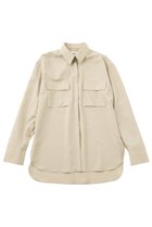 【ザ ストア バイ シー/THE STORE by C】の【COCUCA】比翼ベーシックシャツ 人気、トレンドファッション・服の通販 founy(ファニー) ファッション Fashion レディースファッション Fashion for Women トップス・カットソー Cut & Sew Tops シャツ・ブラウス・オフィスカジュアル Elegant Blouses & Button-Ups カフス Cuff Design スリーブ Sleeve, Long Sleeve / Short Sleeve スーツ Suit, Formalwear デニム Denim, Jeans Material フロント Front, Front Design ベーシック Basic, Essential ポケット Pocket, Pocket Detail ロング Long, Long-Length 別注 Limited Edition, Custom Order thumbnail ベージュ|ID: prp329100004877987 ipo3291000000036389023