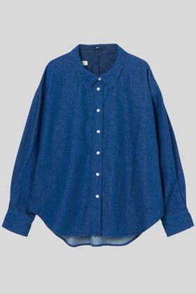 【イロット/IIROT】 INDIGO デニムシャツ人気、トレンドファッション・服の通販 founy(ファニー) ファッション Fashion レディースファッション Fashion for Women トップス・カットソー Cut & Sew Tops シャツ・ブラウス・オフィスカジュアル Elegant Blouses & Button-Ups スリーブ Sleeve, Long Sleeve / Short Sleeve デニム Denim, Jeans Material フロント Front, Front Design ロング Long, Long-Length エレガント 上品 Elegant |ID:prp329100004877988