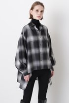 【ヒューエルミュージアム/hueLe Museum】の【STUMBLY】Ombre Check Blouse ブラック|ID: prp329100004877991 ipo3291000000036389075