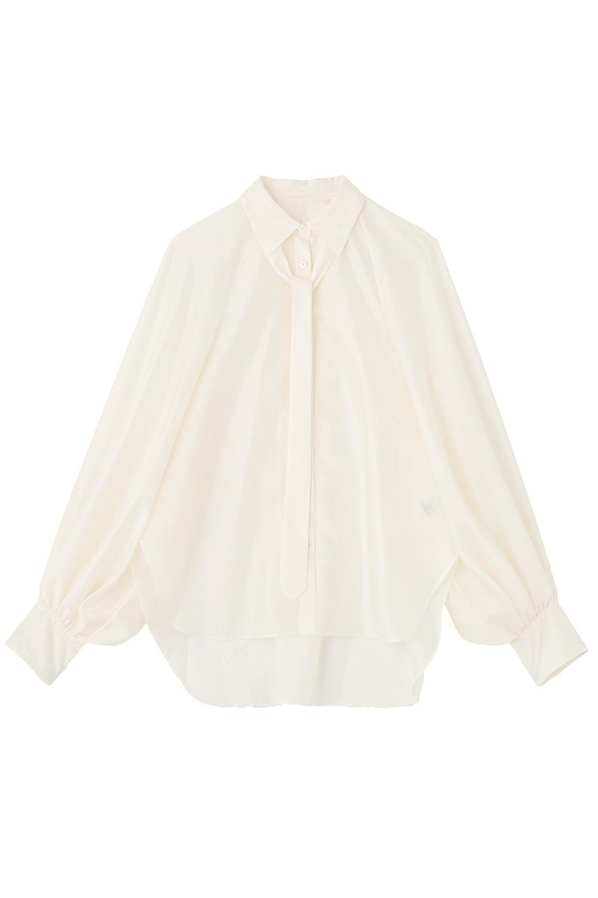 【アドーア/ADORE】のシルキーオーガンブラウス インテリア・キッズ・メンズ・レディースファッション・服の通販 founy(ファニー) 　ファッション　Fashion　レディースファッション　Fashion for Women　トップス・カットソー　Cut & Sew Tops　シャツ・ブラウス・オフィスカジュアル　Elegant Blouses & Button-Ups　オーガンジー　Organza Fabric　シアー　Sheer, See-Through　シルク　Silk, 100% Silk　スリーブ　Sleeve, Long Sleeve / Short Sleeve　モダン　Modern, Contemporary　ロング　Long, Long-Length　ホワイト|ID: prp329100004877993 ipo3291000000036389096