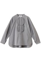 【マリリンムーン/MARILYN MOON】の【SOI-MeME】プリーツジャボブラウス グレー|ID: prp329100004878007 ipo3291000000036389206