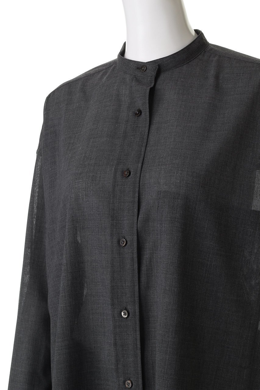 【ドメル/DOMELLE】のウール ボイル シャツ 人気、トレンドファッション・服の通販 founy(ファニー) 　ファッション　Fashion　レディースファッション　Fashion for Women　トップス・カットソー　Cut & Sew Tops　シャツ・ブラウス・オフィスカジュアル　Elegant Blouses & Button-Ups　おすすめ　Recommended / Our Picks　スリーブ　Sleeve, Long Sleeve / Short Sleeve　セットアップ　Set-Up, Coordinated Outfit　パッチ　Patch, Appliqué　ビッグ　Big, Oversized　ポケット　Pocket, Pocket Detail　ロング　Long, Long-Length　ワイド　Wide, Wide Fit　秋　Autumn　other-5|ID: prp329100004878015 ipo3291000000036389286